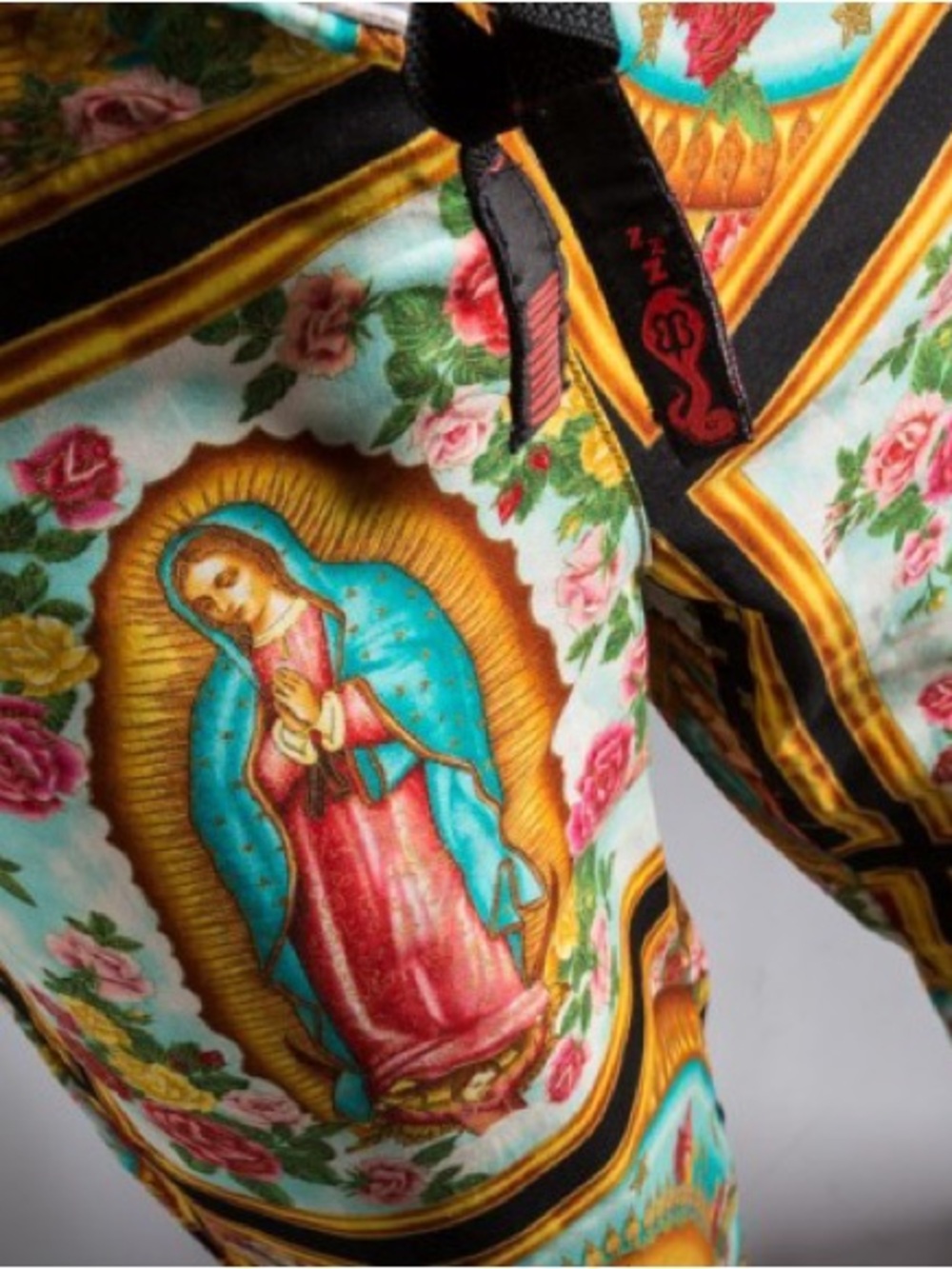 Betabrand Mary-Go-Rounds Virgin Mary Straight Leg Drawstring Pants Size 2XL